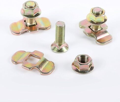 تركيب مسمار ملولب على شكل حرف L - 10 عبوات من مسامير تركيب العروة المزدوجة - يتم توفير IWONGO in Kuwait