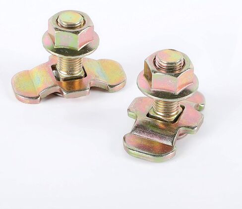 تركيب مسمار ملولب على شكل حرف L - 10 عبوات من مسامير تركيب العروة المزدوجة - يتم توفير IWONGO in Kuwait