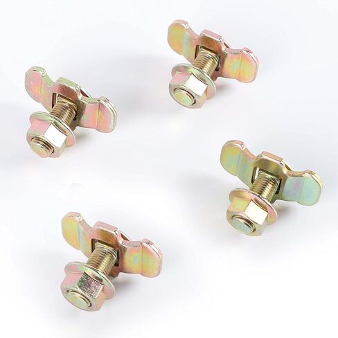 تركيب مسمار ملولب على شكل حرف L - 10 عبوات من مسامير تركيب العروة المزدوجة - يتم توفير IWONGO in Kuwait