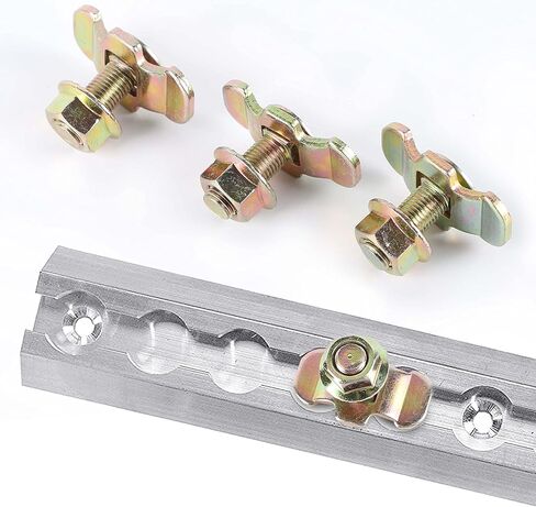 تركيب مسمار ملولب على شكل حرف L - 10 عبوات من مسامير تركيب العروة المزدوجة - يتم توفير IWONGO in Kuwait