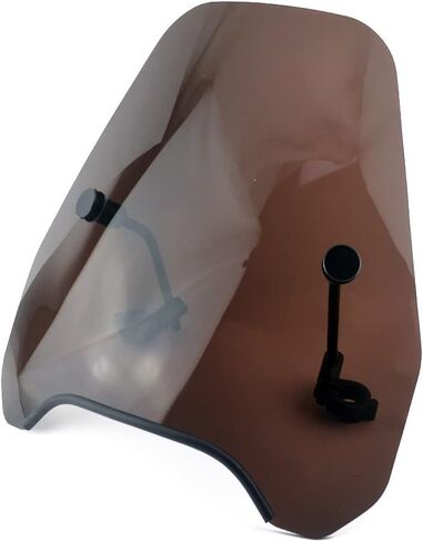 Boldness 15" Clear Motorcycle Windscreen Windshield Compatible with Harley Davidson, Honda, Kawasaki, Suzuki, Triumph, Yamaha - Fits 7/8" or 1" Handlebars in Saudi Arabia