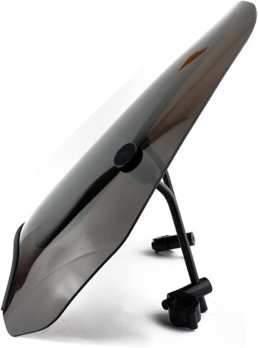 Boldness 15" Clear Motorcycle Windscreen Windshield Compatible with Harley Davidson, Honda, Kawasaki, Suzuki, Triumph, Yamaha - Fits 7/8" or 1" Handlebars in Saudi Arabia