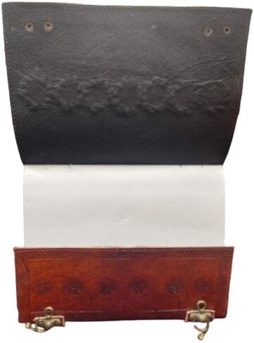 Leather Journal Book Seven Chakra Medieval Stone Embossed Handmade Book of Shadows Notebook Office Diary College Book Poetry Book Sketch Book 10 x 7 Inches (Brown) in Saudi Arabia