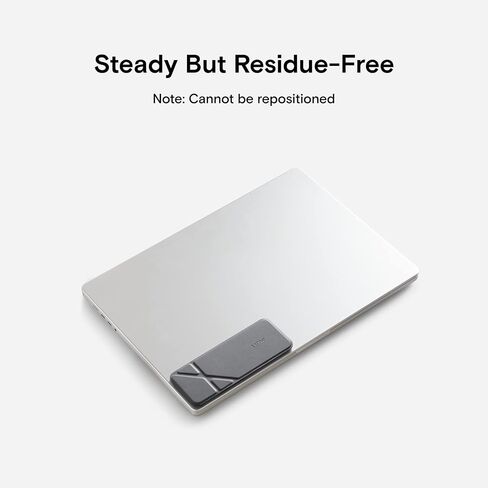 MOFT Magnetic Laptop iPhone Holder, Slim Foldable Adjustable Phone Monitor Side Mount for Laptop, Portable Computer Expansion Bracket (Grey) in Kuwait