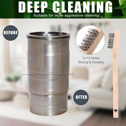 Sunnychicc 36 Pcs Stainless Steel Wire Brushes for Cleaning Wood Handle Wire Brush Set for Kitchen Machine Metal Rust Remover Dirt Paint Scrubbing in Saudi Arabia
