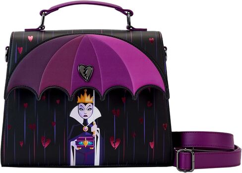 Loungefly Disney Villains Curse Your Hearts Crossbody Bag | Disney Villains Bags in Saudi Arabia