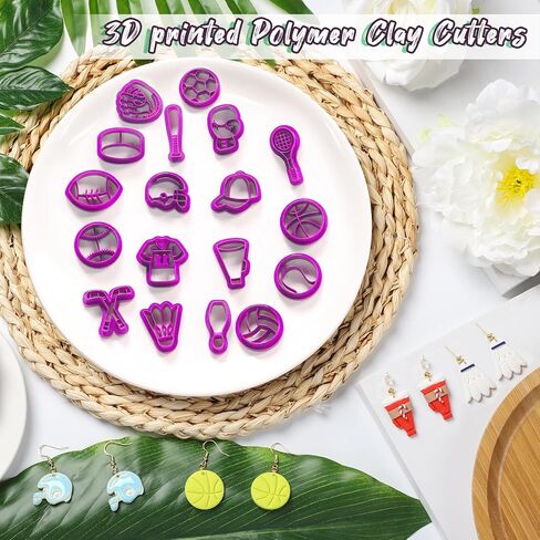Guiqulai 16 Shapes Geometric Polymer Clay Earrings Cutters, Boho Frame Clay Cutters,Long Rectangle Clay Earrings Cutters,Window Organic Shape Clay Cutters for Polymer Clay Jewelry in Saudi Arabia
