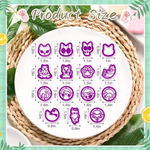 Guiqulai 16 Shapes Geometric Polymer Clay Earrings Cutters, Boho Frame Clay Cutters,Long Rectangle Clay Earrings Cutters,Window Organic Shape Clay Cutters for Polymer Clay Jewelry in Saudi Arabia