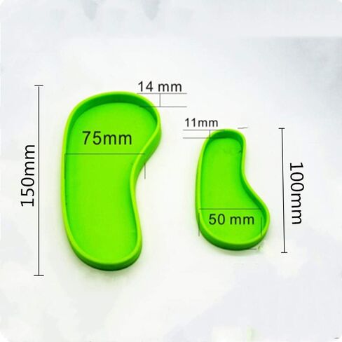 LSTCPGLAI 2 قطعة طبق ماء السلحفاة طبق ماء الزواحف يستخدم لسلحفاة الذرة الأفعى الزحف الحيوانات الأليفة الأكل والشرب (أخضر) in Kuwait