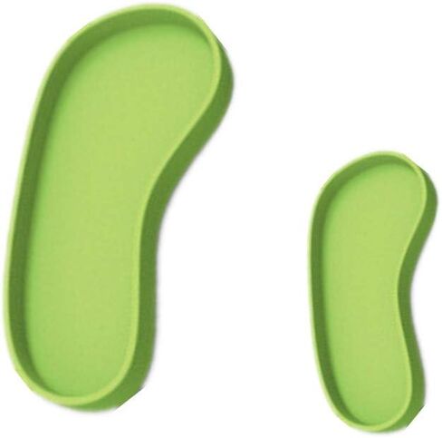 LSTCPGLAI 2 قطعة طبق ماء السلحفاة طبق ماء الزواحف يستخدم لسلحفاة الذرة الأفعى الزحف الحيوانات الأليفة الأكل والشرب (أخضر) in Kuwait