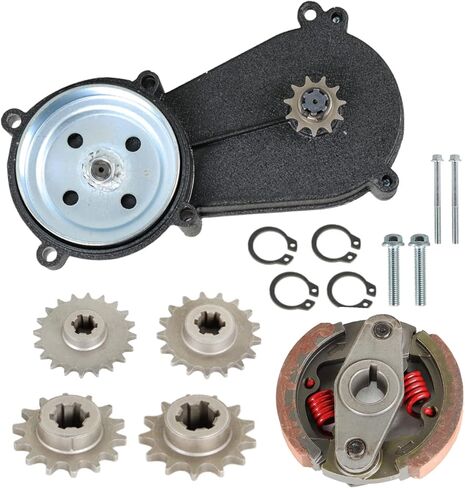 GXYWADY Transmission Gear Reduction Box Clutch Replacement for 2 stroke 47cc 49cc T8F 11T 13T 14T 17T 20T 116mm Black in Saudi Arabia