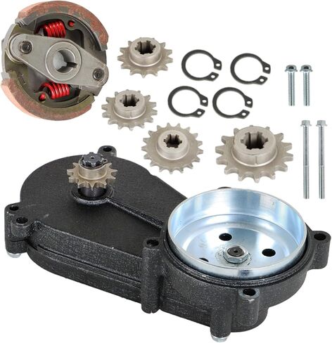 GXYWADY Transmission Gear Reduction Box Clutch Replacement for 2 stroke 47cc 49cc T8F 11T 13T 14T 17T 20T 116mm Black in Saudi Arabia