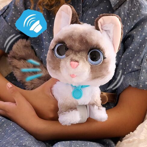 furReal Wag-A-Lots Kitty Interactive Toy, 8-inch Walking Plush Cat with Sounds, Kids Toys for Ages 4 Up by Just Play in Saudi Arabia