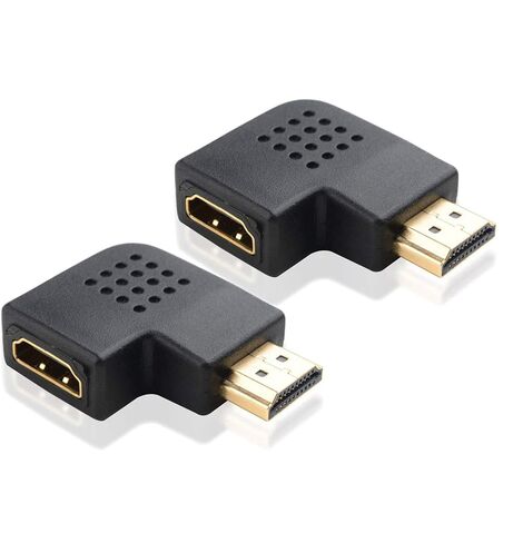 Cable Matters 2-Pack Flat Right Angle HDMI Adapter (HDMI 90 Degree Adapter) with 4K and HDR Support in Saudi Arabia