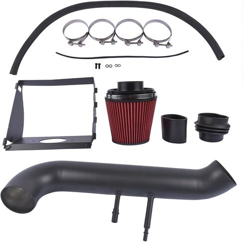 استبدال مجموعة مدخل الهواء البارد Lamerto لطراز 2015-2020 Ford F-150 مع محرك 5.0L V8 #10555 in Saudi Arabia
