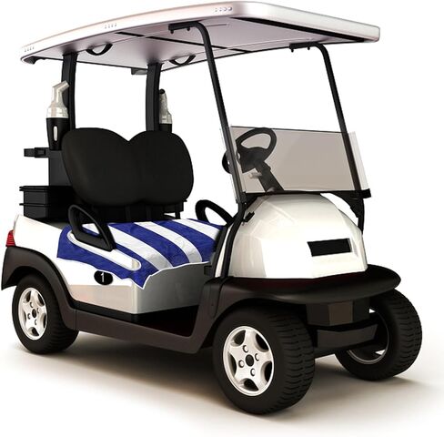 Golf Cart Seat Covers,Microfiber Golf Cart Seat Cover EZGO,Golf Cart Seat Blanket,Summer Golf Cart Seat Towel Blanket Covers for 2-Person Seats Club Car,Golf Cart Accessories.Golf Seat Covers For Cart in Kuwait