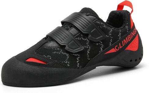 Women Men Rock Climbing Shoes for Kids Bouldering Shoes Climbing Child Rock Shoes,blackred10,EU33 in Saudi Arabia