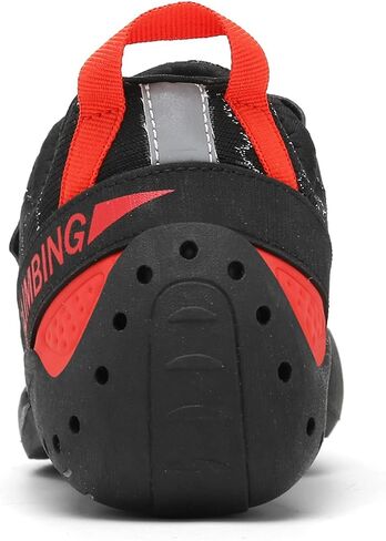 Women Men Rock Climbing Shoes for Kids Bouldering Shoes Climbing Child Rock Shoes,blackred10,EU33 in Saudi Arabia
