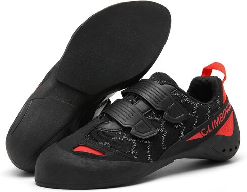 Women Men Rock Climbing Shoes for Kids Bouldering Shoes Climbing Child Rock Shoes,blackred10,EU33 in Saudi Arabia