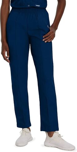 Landau Essentials Relaxed Fit 2-Pocket Elastic Scrub Pants for Women 8320 in Saudi Arabia