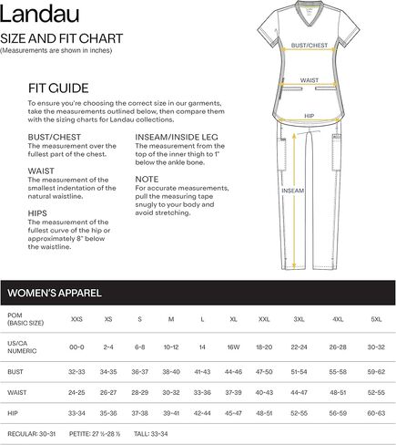 Landau Essentials Relaxed Fit 2-Pocket Elastic Scrub Pants for Women 8320 in Saudi Arabia
