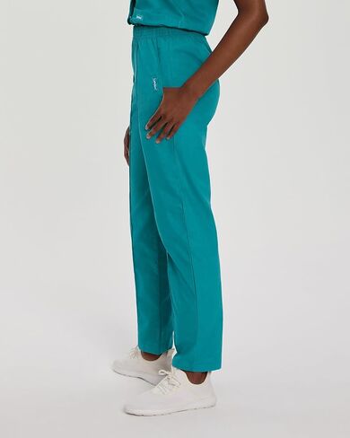 Landau Essentials Relaxed Fit 2-Pocket Elastic Scrub Pants for Women 8320 in Saudi Arabia