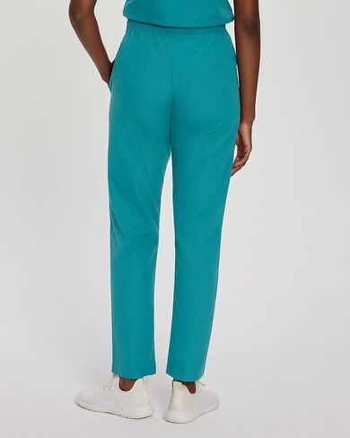 Landau Essentials Relaxed Fit 2-Pocket Elastic Scrub Pants for Women 8320 in Saudi Arabia