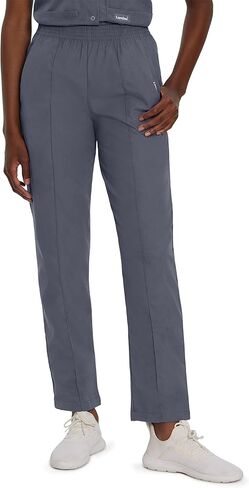 Landau Essentials Relaxed Fit 2-Pocket Elastic Scrub Pants for Women 8320 in Saudi Arabia