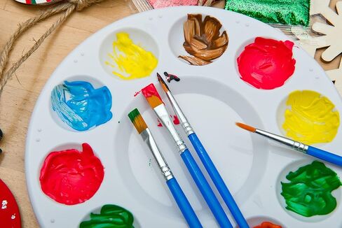 مجموعات حرفية عيد الميلاد من Dezzy's Workshop - الحرف اليدوية للعطلات للأطفال والكبار - تزيين وطلاء زخارف عيد الميلاد الخاصة بك - مجموعة فنية تزيين الزينة المنزلية الصنع - حرف عيد الميلاد جاهزة للصناعة in Kuwait