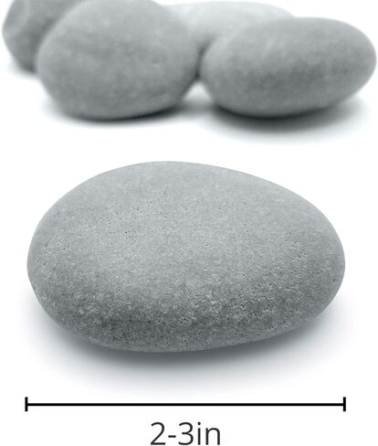 Cadiem River Rocks for Painting - Stones for Rock Painting Kit 4lbs 2-3" w/Gift Bag, Painting Rocks, Kindness Stones, Arts and Crafts in Saudi Arabia