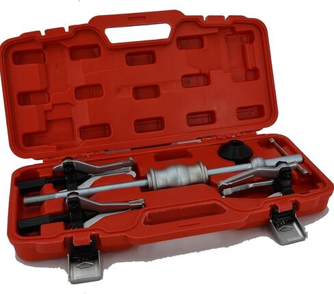MT MORTECDTA ReluxGo 3 Jaw Gear Bearing Slide Hammer Puller Set for Removal Universal Internal & External Gear Pulley Puller Set for Pulling Out Gears Bearings 40CR Alloy Steel in Saudi Arabia