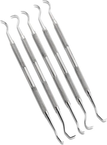 Sert of 5 Cynamed Jacquette Dental Sickle Scalers Curettes- Double Ended Explorer Periodental Premium Instruments in Saudi Arabia