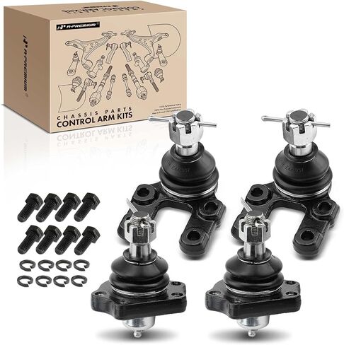 A-Premium Set of 4, Front Upper & Lower Ball Joints Kit, Compatible with Nissan Pathfinder 1987-1995, 720 1983-1986, D21 1986-1994, Pickup 1995-1997 in Saudi Arabia
