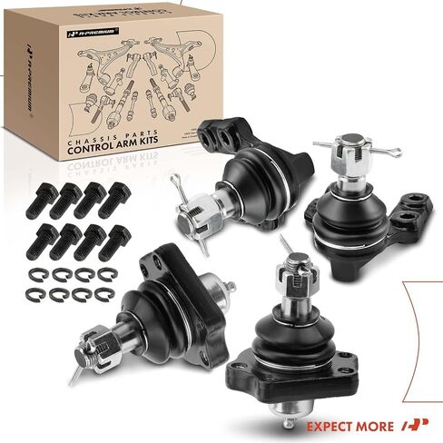 A-Premium Set of 4, Front Upper & Lower Ball Joints Kit, Compatible with Nissan Pathfinder 1987-1995, 720 1983-1986, D21 1986-1994, Pickup 1995-1997 in Saudi Arabia