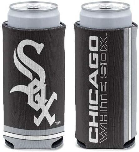 WinCraft MLB Chicago White Sox Slim Can Cooler, Team Colors, One Size in Saudi Arabia