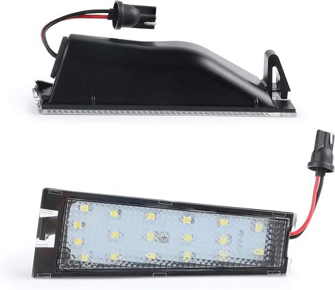 Gempro 2Pack LED License Plate Light Assembly For 2008-2010 Cadillac CTS, Powered by 18SMD Xenon White LED Lights in Saudi Arabia