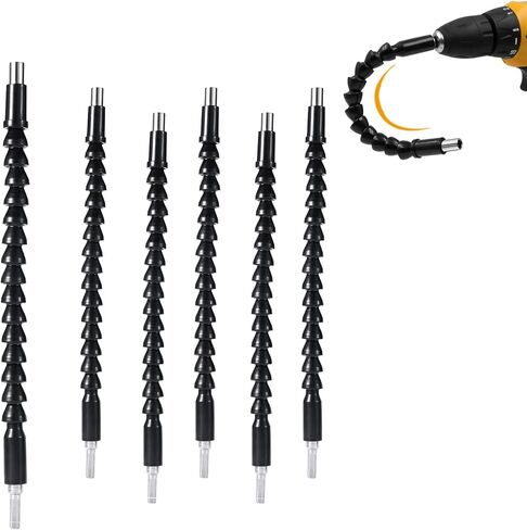AIBOVI 11.6 inch Superbit Screwdriver Flexible, Flexible Drill Bit Extension, Superbit Screwdriver Flexible, Flexible Shaft Extension Bits (2 Pack) in Saudi Arabia