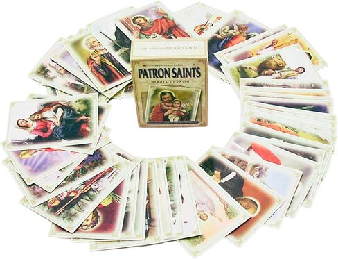 Wowser Patron Saints Deck of Cards Set, Educational Stories, Sunday School Lessons and Catholic Church Activities, Pack of 52 in Saudi Arabia
