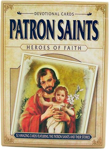 Wowser Patron Saints Deck of Cards Set, Educational Stories, Sunday School Lessons and Catholic Church Activities, Pack of 52 in Saudi Arabia