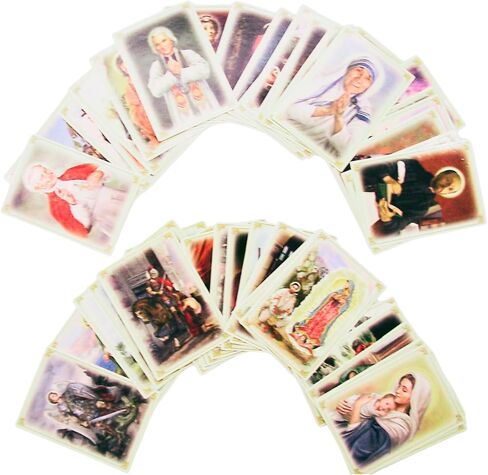 Wowser Patron Saints Deck of Cards Set, Educational Stories, Sunday School Lessons and Catholic Church Activities, Pack of 52 in Saudi Arabia