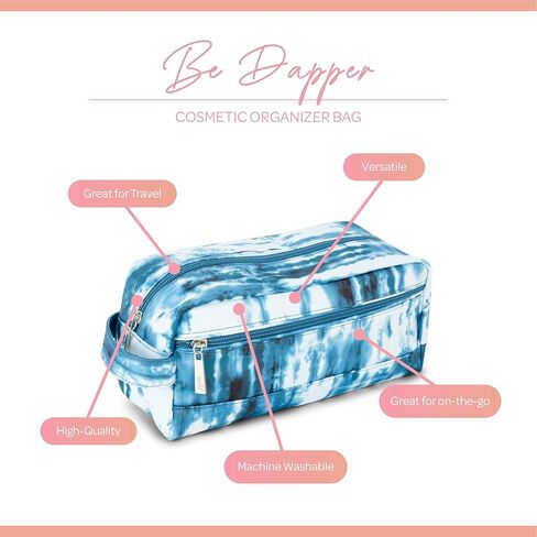 جوجوبي | حقيبة قطار Be Dapper | أدوات الزينة ومستحضرات التجميل وحقيبة تنظيم السفر للرجال والنساء in Saudi Arabia