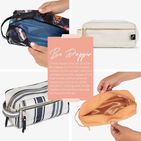 جوجوبي | حقيبة قطار Be Dapper | أدوات الزينة ومستحضرات التجميل وحقيبة تنظيم السفر للرجال والنساء in Saudi Arabia