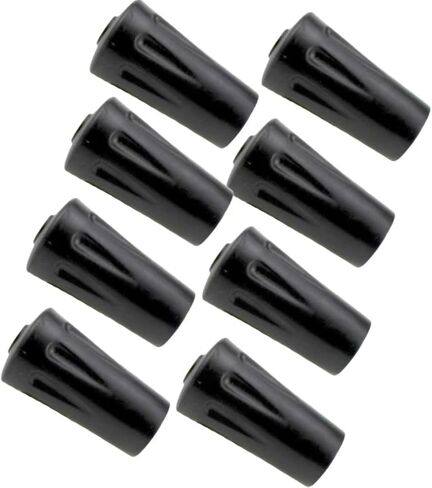 8 Pcs Trekking Pole Tips Replacement Protectors, Trekking Pole Tips for Walking Sticks Rubber Tips for Hiking Sticks, Fits Most Standard Walking Sticks Shock Absorbing in Saudi Arabia