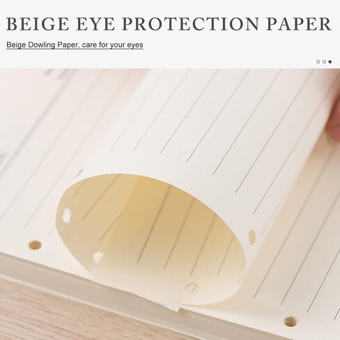 Homelove A5 Refill Paper [240 Sheets 480 Pages] 100 GSM Thick Lined Paper 6-Hole Punched Filler Inserts for 6 Ring Binder Journal Notebook in Saudi Arabia