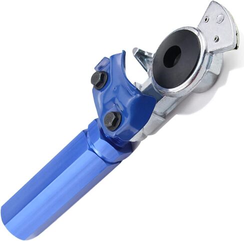 iBroPrat Glad Hands Grips سداسية مضادة للانزلاق، مجموعة مقبض Gladhand من الألومنيوم المؤكسد باللون الأحمر والأزرق لخدمة مقطورات الشاحنات وخرطوم هواء الفرامل في حالات الطوارئ، زوج واحد أسهل in Kuwait