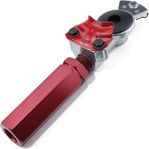 iBroPrat Glad Hands Grips سداسية مضادة للانزلاق، مجموعة مقبض Gladhand من الألومنيوم المؤكسد باللون الأحمر والأزرق لخدمة مقطورات الشاحنات وخرطوم هواء الفرامل في حالات الطوارئ، زوج واحد أسهل in Kuwait