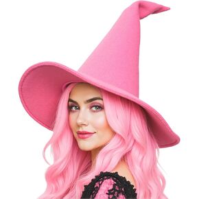 Witch Hat, 18IN Wizard Hat Cosplay Accessories for Halloween Costume Party Christmas Masquerade Carnivals in Kuwait