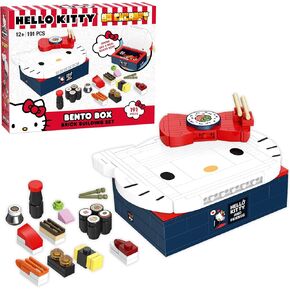 Officially Licensed Sanrio Hello Kitty Custom Convertible with Detailed face and Sticker Sheet Included 294 Pieces Multicolored Brick Building Set in Saudi Arabia