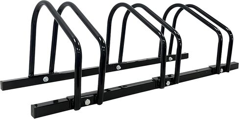 XINYI Bike Racks For Garage Floor, 4 Bikes Stand For Garage Floor，Indoor/Outdoor bike Storage,Bicycle parking rack,Front/back Bike Stand For Mountain, Road And Kids Bikes in Saudi Arabia