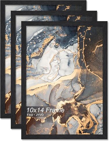 إطار خشب هندسي 28x40 ، إطار صورة أسود لثلاثين × 40 بوصة صور اللغز ، الوزن الخفيف 28 × 40 إطار الملصق مع الحبوب الخشبية للجدار - 1 حزمة/أسود/28 x40 in Kuwait